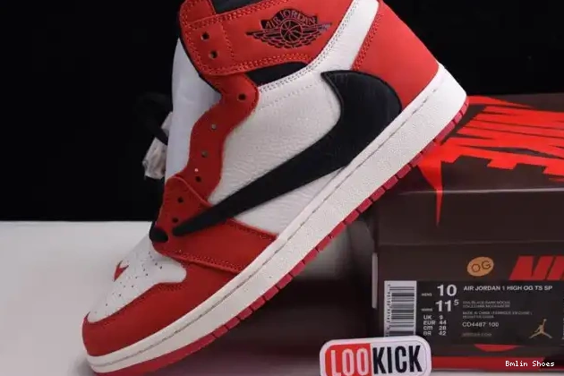 Bmlin Shoes SCOTT 1 RETRO JORDAN TRAVIS CD4487 X 100(RED) HIGH AIR - OG 0514